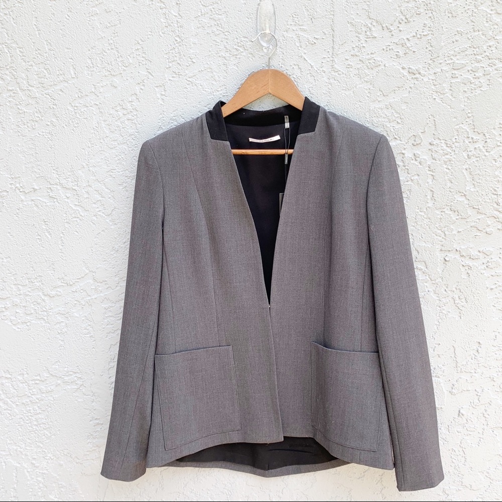 T Tahari Women’s Charcoal BOSS Suit Blazer, Size 8